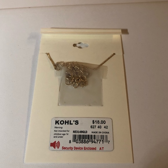 LC Lauren Conrad Gold Tone Owl Pendant Necklace - Picture 8 of 8